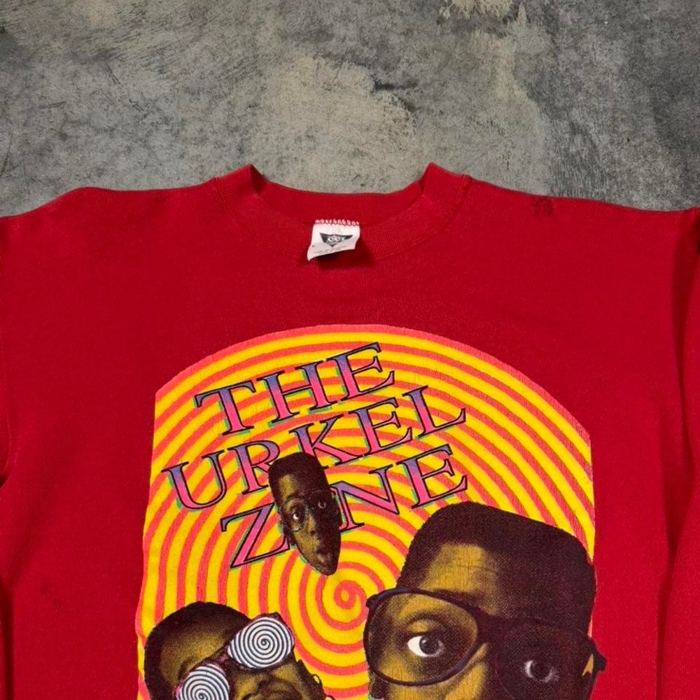 Vintage 90s Steve Urkel Tv Show Promo Crewneck - Picture 4 of 6